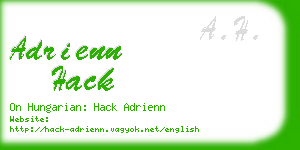 adrienn hack business card